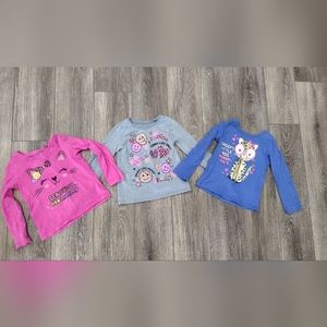 Children's Place Toddler Girl Long Sleeve Tees Size 3T